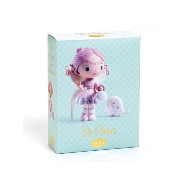 Figurine Fe elf &amp; Bolero - DJECO - Tinyly - Rosa - 4 år och uppåt - Karaktär med rörliga armar och huvud