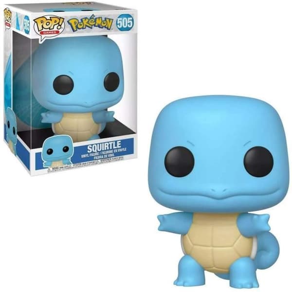 Funko 50561 Popspel Pokemon Squirtle, 10-tums, flerfärgad