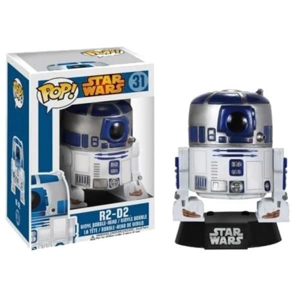 Funko Pop! Star Wars - R2-D2 - Vit - FUNKO - Pop! Vinyl Bobble Head