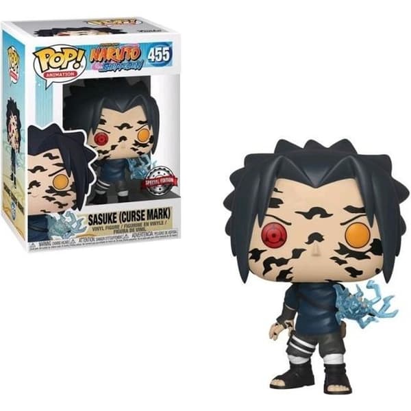 Naruto Shippuden Figur - Sasuke Curse Mark Exlusive Pop 10cm
