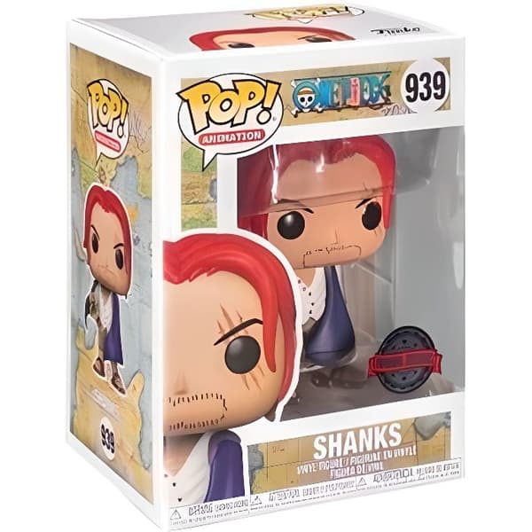 Funko Pop Animation One Piece Shanks med Chase Figure Multicolor