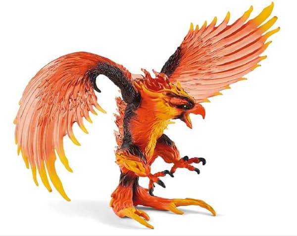 Figur i Eldorado Eldsparvar, med rörliga vingar och realistiska detaljer, Present till barn, Från 4 år, Schleich 42511 ELDRADOR