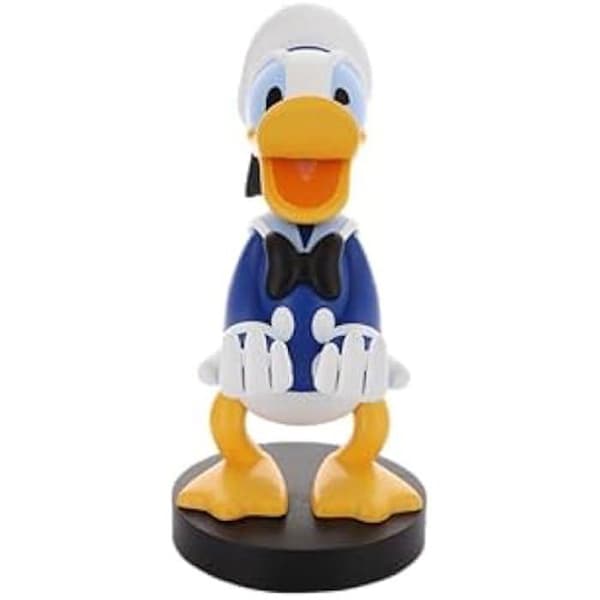 Disney Donald Duck Gaming Figur - CABLEGUYS - Stöd för kontroll eller smartphone - USB-kabel ingår - 20 cm
