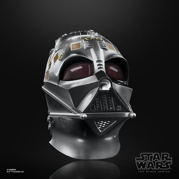 Premium elektroniskt Darth Vader-huvudskydd, ljudeffekter, cosplay-artikel, från 14 år, Star Wars The Black Series