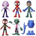 Miniatyrbild 1 av 6: Dinosaur and Lizard Heroes Box, 5 statyetter, förskola superhjälte leksak, från 3 år, Spidey and his Friends