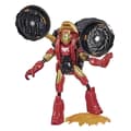 Miniatyrbild 4 av 6: Iron Man Bend and Flex ledad figur med flexibel motorcykel - AVENGERS