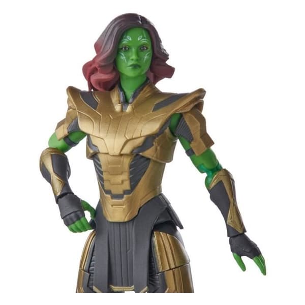 Warrior Gamora statyett - HASBRO - Marvel Legends - What If... - Premium dekoration - Artikulationspunkter