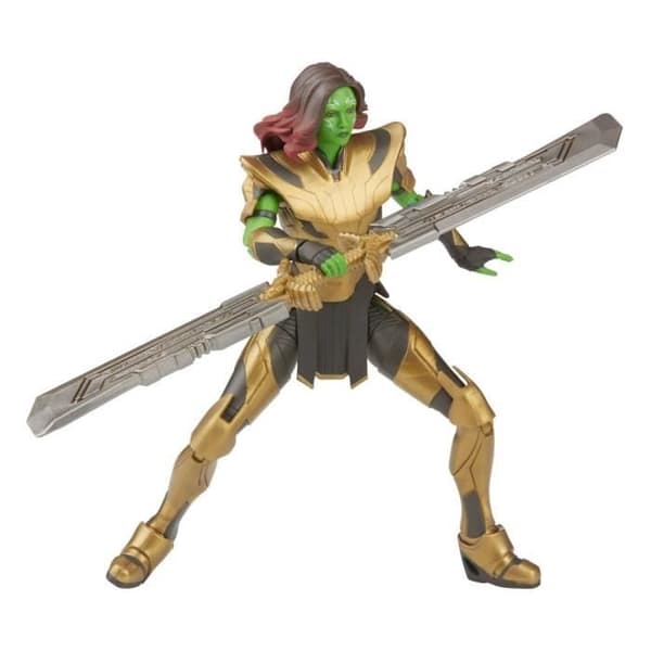 Warrior Gamora statyett - HASBRO - Marvel Legends - What If... - Premium dekoration - Artikulationspunkter