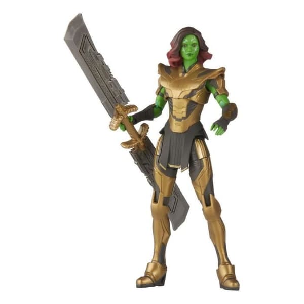 Warrior Gamora statyett - HASBRO - Marvel Legends - What If... - Premium dekoration - Artikulationspunkter
