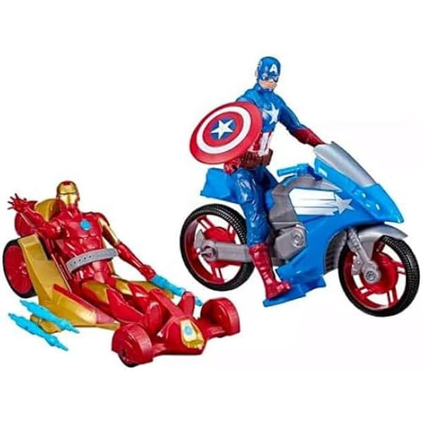 Marvel Avengers Titan Hero Game - HASBRO - Iron Man och Captain America - Inomhus - Blandat