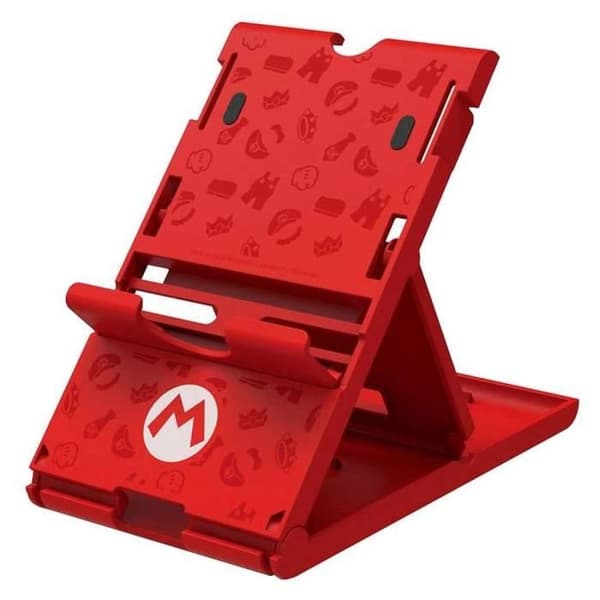 Hori Playstand Mario - Stativ för Nintendo Switch Console - Super Mario Design - Officiell Nintendo-licens