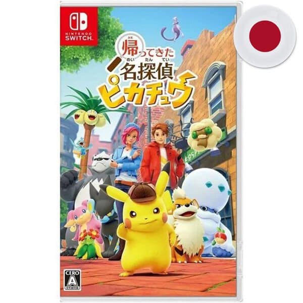 Detective Pikachu Återvänder (JAP)-Spel-SWITCH