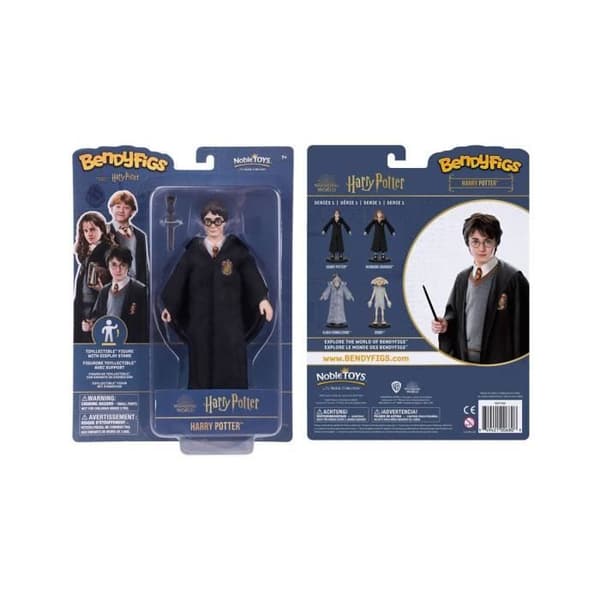 Figur - Noble Collection - Harry Potter - Bendyfigs 19 cm - Flexibel - Ledad - Blandet
