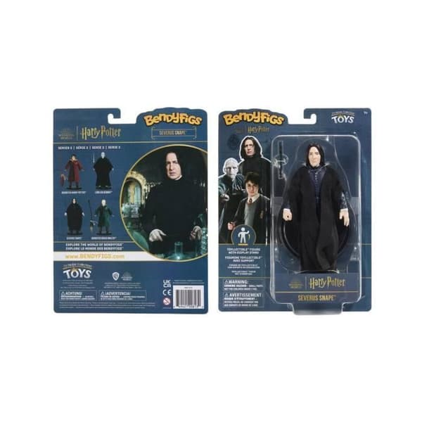 Bendyfigs Severus Snape Figur 19 cm - Noble Collection - Harry Potter - Vit