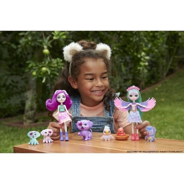 Enchantimals - Dessa Dalmatian Family - Mini-Universum - 15 cm docka och 3 djur
