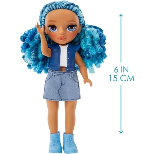 Rainbow High Littles - 15cm docka + husdjur - Blå - Från 4 år