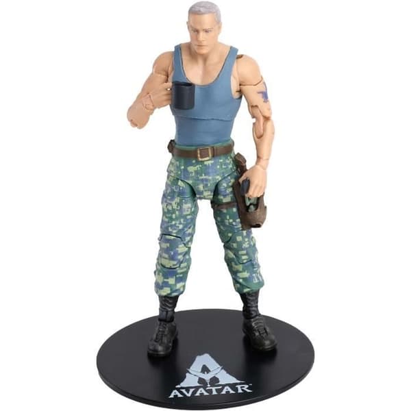 Figurine Överste Miles Quaritch 12 cm - MCFARLANE TOYS TM16303 - Disney Avatar