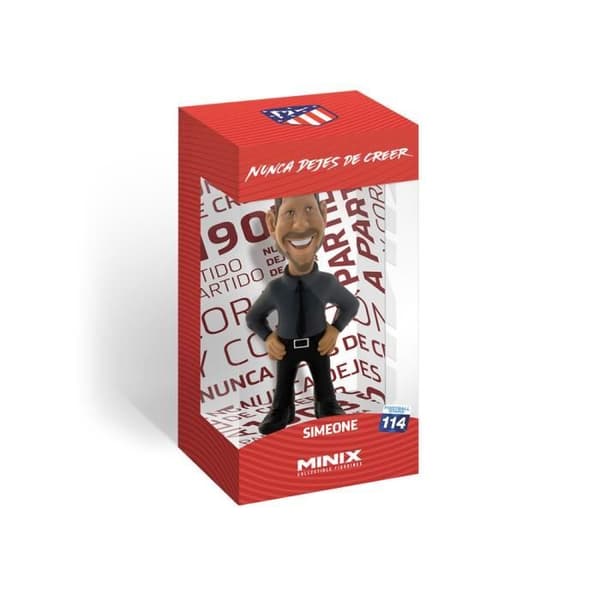 Figur Minix Simeone - Atlético Madrid - PVC 12cm - Samla de största fotbollslägrena