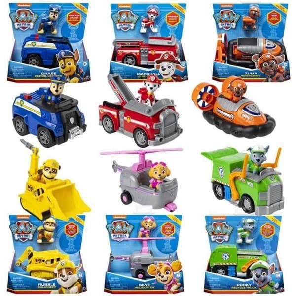 Leksak - SPIN MASTER - Paw Patrol fordon + statyett - Blandat - Från 3 år - Batterier