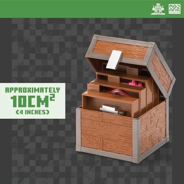 Varor - THE NOBLE COLLECTION - Minecraft Inventar Kista - Grottor - Vikt: 320g - Ålder: 3 år