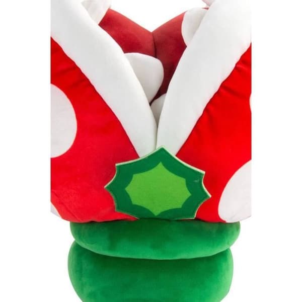 Super Mario Mario Kart plyschfigur - Piranha Plant (Mocchi-Mocchi Club) - Röd/Vit