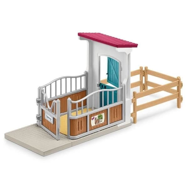 Lakeside Modular Equestrian Center for Horses, Figurset med 115 element, Schleich 42567 Horse Club