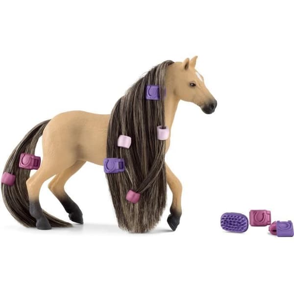 Schleich-figur av andalusisk sto som ska stylas - Box med hästfigur och tillbehör - För barn från 5 år -