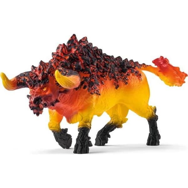 Fire Bull Figurine - SCHLEICH Eldrador Creatures - Gul - För barn Pojkar