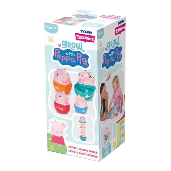Peppa Pig giggande figurer - TOOMIES - För badet och fantasin - Unisex - Från 18 månader