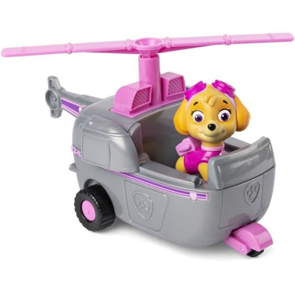 Paw Patrol Fordon med Stella Figur - PAW PATROL Brand - 15 cm - Blandat - Grå och Flerfärgad