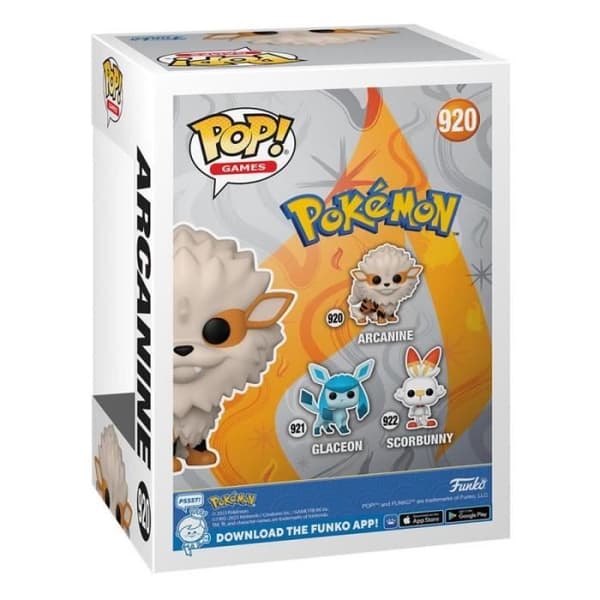 Pokemon POP! Spel Vinyl Arcanine (EMEA) 9cm