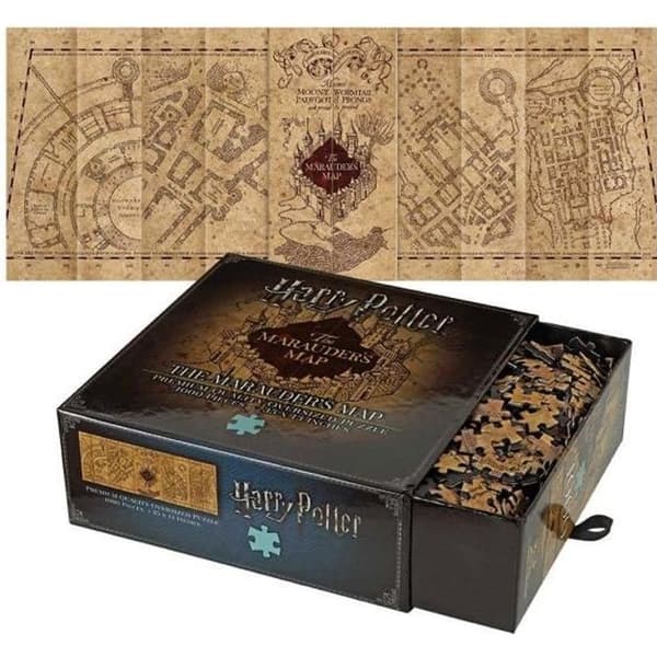 Noble Collection - Harry Potter - Marodörens kartomslagspussel