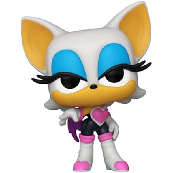 Figur - Funko Pop! - Sonic - Rogue The Bat - Vinyl - 9,5 cm - Ideal Present