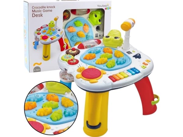 Interaktiv pedagogisk bord Piano Drum Crocodile