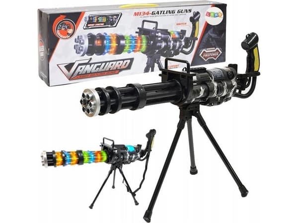 Sniper Rifle Stand Lights Lyder Vibrasjoner Svart