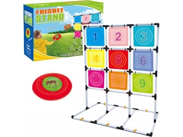 Ferdighetsspill Kaste frisbee-plate for å målrette hjemmehagen