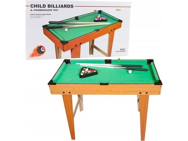 Mini biljardbord treballer køer trekantkritt