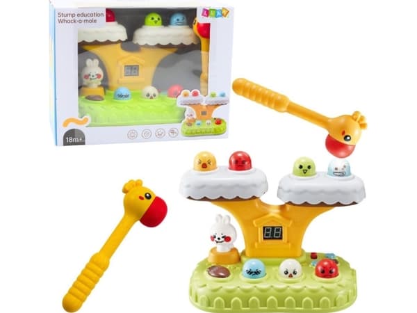 Whack-A-Mole Arcade-peli pikkulapsille 20 melodiaa 7 nopeustasoa