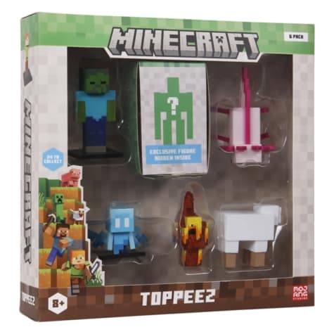 Minecraft 3D Toppeez 6-Pack