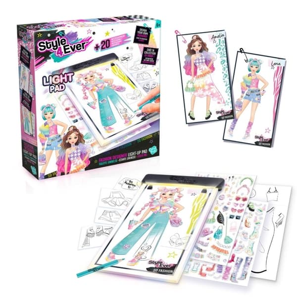 Style 4Ever Fashion Designer Pad med ljus