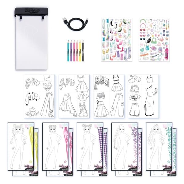 Style 4Ever Fashion Designer Pad med ljus