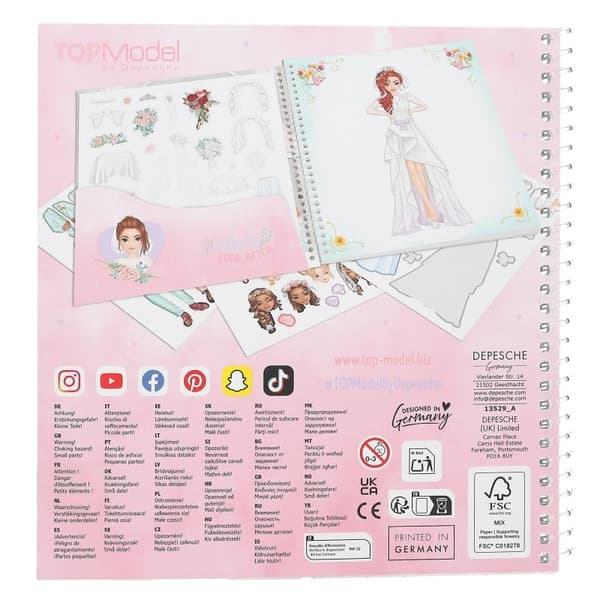 TOPModel Dress Me Up Stickersbok Wedding