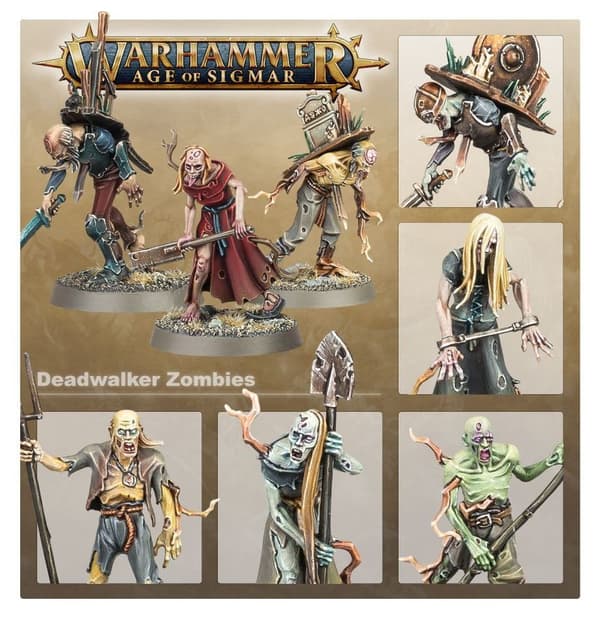 Warhammer 40k Soulblight Gravelords: Deadwalker Zombies
