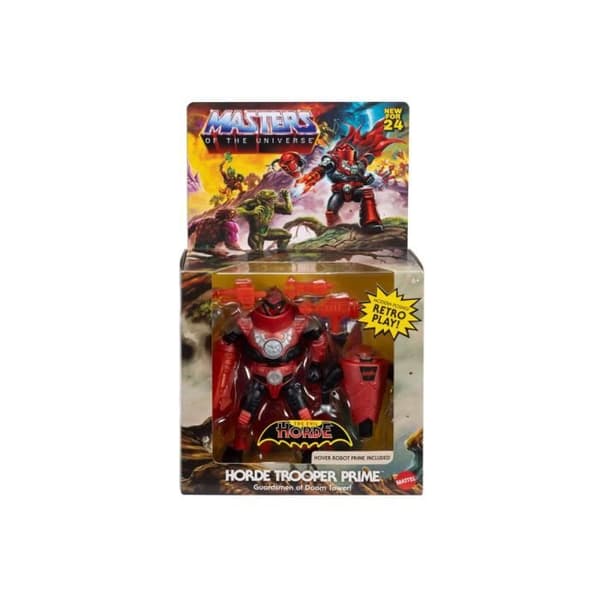 Figur - MATTEL - Horde Trooper Prime - Masters of the Universe - 14 cm - Inkluderade tillbehör