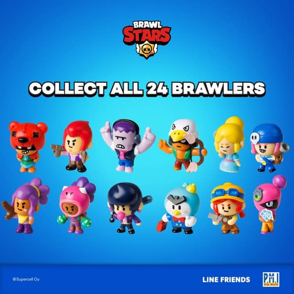 BRAWL STARS S1 FIGURER - 8-PACK DELUXE LÅDA VER.A