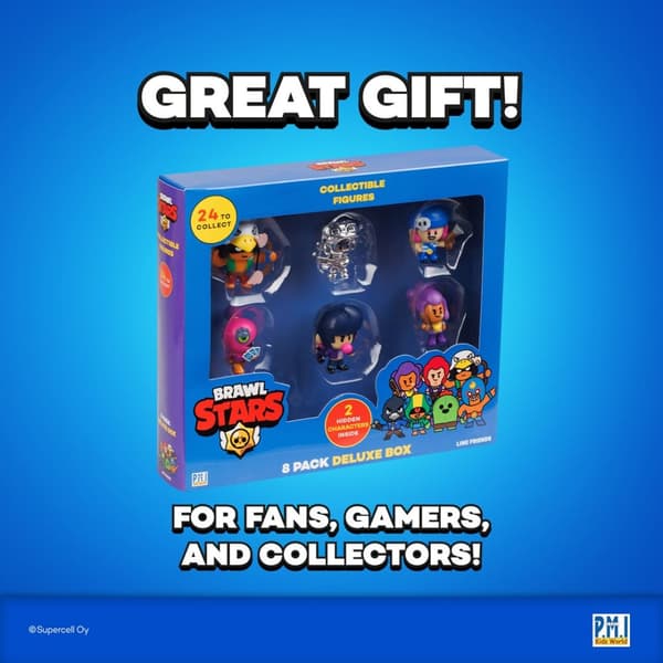 BRAWL STARS S1 FIGURER - 8-PACK DELUXE LÅDA VER.A