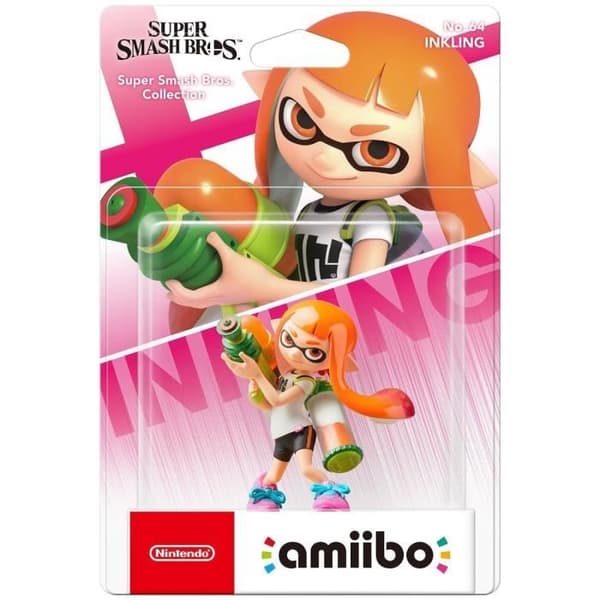 Amiibo Figur - Inkling Girl nr 64 • Super Smash Bros. Collection