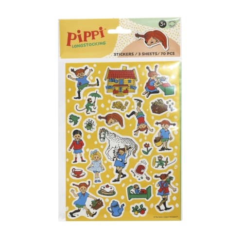 Leksaker Micki Pippi Långstrump Stickers Klistermärken 70st