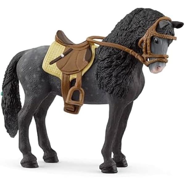 Figurine - SCHLEICH - Spansk fullblodshingst - 3 delar - Flerfärgad - Från 5 år