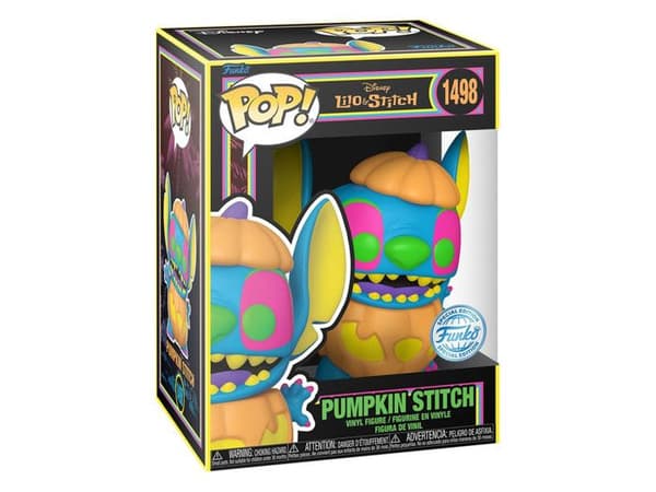 Figur miniatuar - Funko - POP Disney Pumpa Stitch Blacklight n° 1498